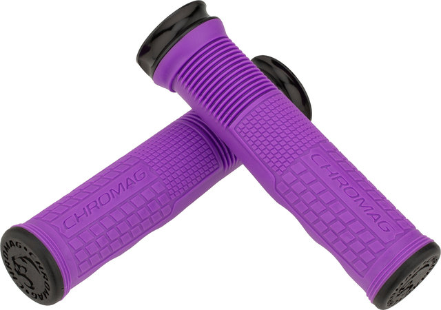 Chromag Format Lock On Handlebar Grips - purple/133 mm