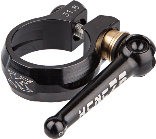 KCNC MTB QR SC12 Seatpost Clamp with Quick Release - black/31.8 mm