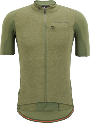 Endura Maillot GV500 Reiver S/S - olive green/M