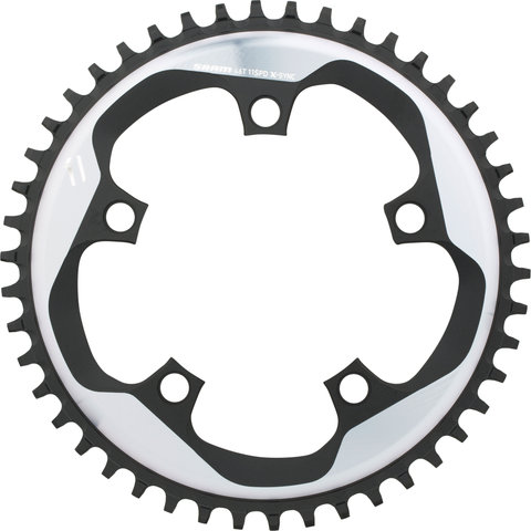 SRAM Chainring X-Sync for Force 1 / Rival 1 / CX 1, 110 mm - grey anodized/46 tooth