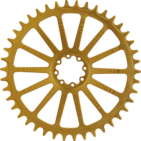 Garbaruk Round Chainring AXS Road/CX SRAM Direct Mount 8-Bolt Single - gold/42 