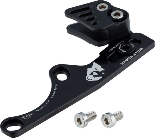 Wolf Tooth Components Guía de cadena Gnarwolf ISCG 05 Mount - black/ISCG 05