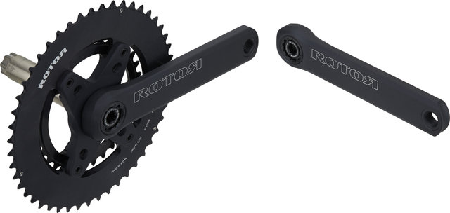 Rotor NS 24 Kurbelgarnitur - Werkstattverpackung - black/175,0 mm 31-48