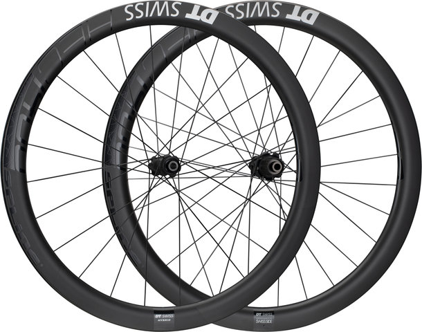 DT Swiss Set de Roues en Carbone HEC 1400 SPLINE 47 Boost Disc CL Hybrid 28" - noir/Boost/148 mm/110 mm/Boost/28"/110 mm/110 mm/148 mm/SRAM XDR