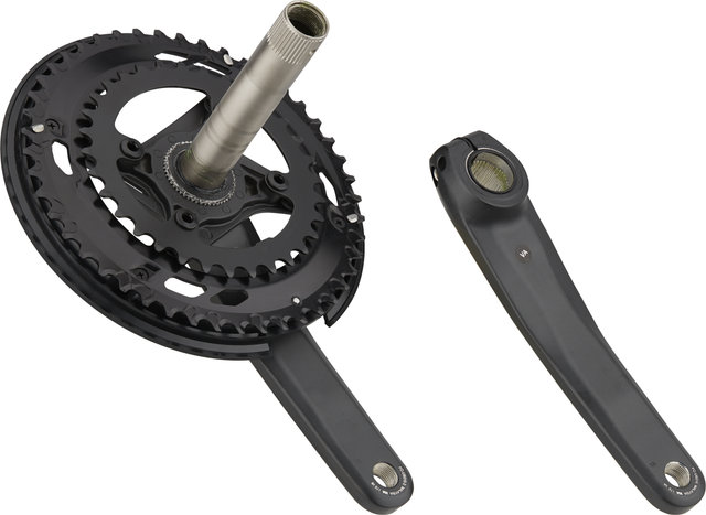 Shimano CUES Crankset FC-U6010-2 Hollowtech II w/ Chain Guard - black/175,0 mm