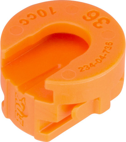 Fox Racing Shox Token Volume Spacer for 36 Float Suspension Fork Models as of 2018 - orange