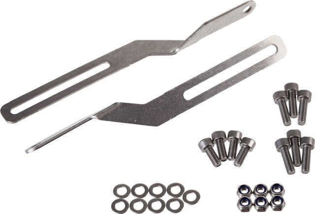 Pletscher Kit de Montage pour Oeillets du Cadre Athlete 4B - argenté/165 mm