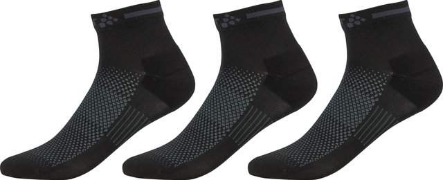 Craft Core Dry Mid Socken 3er-Pack - black/40 - 42