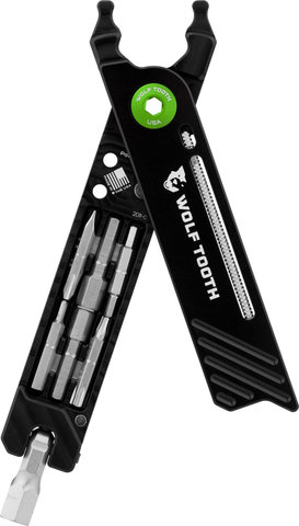 Wolf Tooth Components 8-Bit Pack Pliers with Multitool - black-green