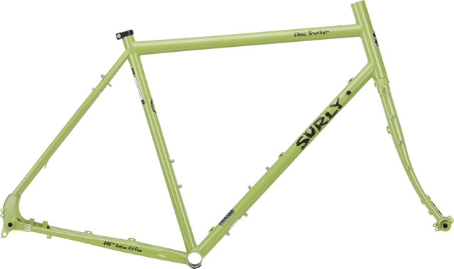 Surly Disc Trucker 700c/28" Frameset - pea lime soup/58 cm