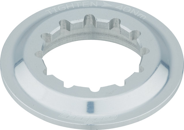 Hope Centre Lock Lockring w/ Internal Gearing - silver