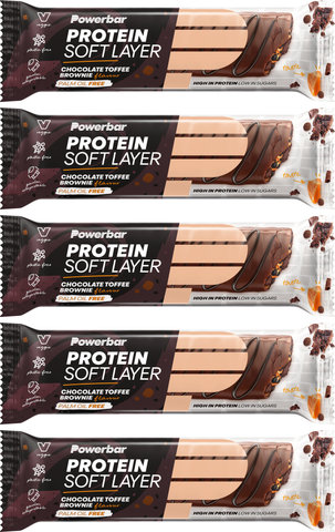 Powerbar Protein Soft Layer Proteinriegel - 5 Stück - chocolate toffee-brownie