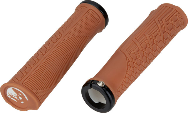 Lizard Skins Gradient Lock-On Handlebar Grips - gum/136 mm