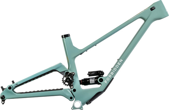 FORBIDDEN Druid V2 Carbon 29" Frame Kit - spruce almighty/130 mm/L/12 mm Thru Axle