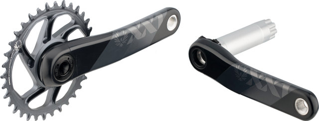 SRAM XX1 Eagle AXS DUB 12-fach Kurbelgarnitur - grey/170,0 mm