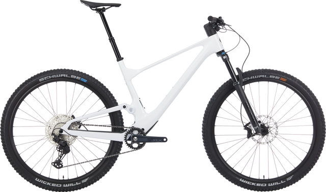 Scott Spark 930 Carbon 29" Mountain Bike - pearl white-black/130 mm/29"/L