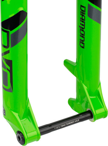 DVO Suspension Fourche à suspension Diamond D1 Boost 29" - green/160 mm / 1.5 tapered / 15 x 110 mm / 44 mm