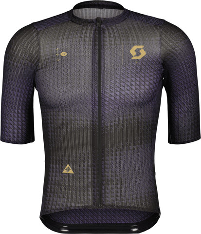 Scott Maillot Ultd. SL S/S - black-cyber purple/M