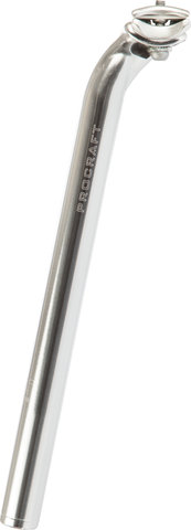 Procraft Classic 2Bolt Sattelstütze 350mm - silber/27,0 mm