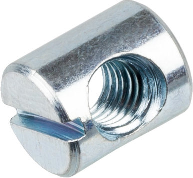 Nicolai Quergewindebolzen M6 x 10 x 12 mm für PM-Aufnahme - silber