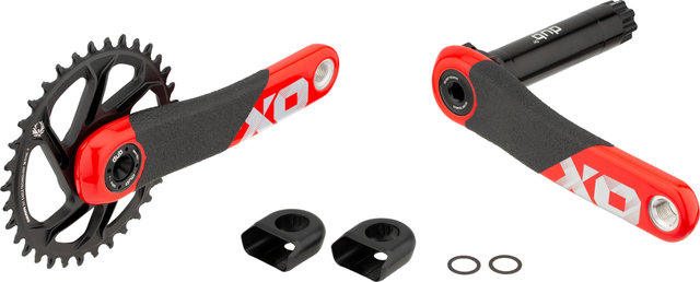 SRAM Set de Pédalier en Carbone X01 DH DUB Direct Mount 11 vitesses - red/165,0 mm