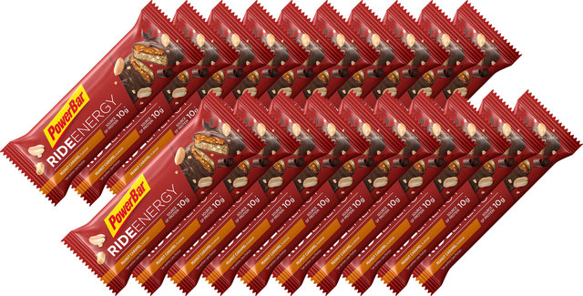 Powerbar Ride Energy Bars - 20 pieces - peanut-caramel