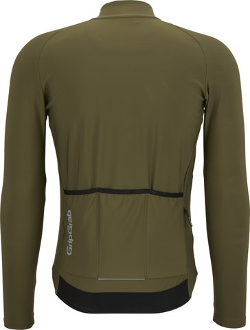 GripGrab Maillot PACR Thermal Long Sleeve - olive green/M