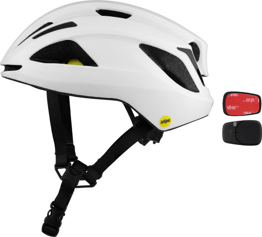 Specialized Align II MIPS Helm ANGi Crash Bundle - satin white/56 - 60 cm