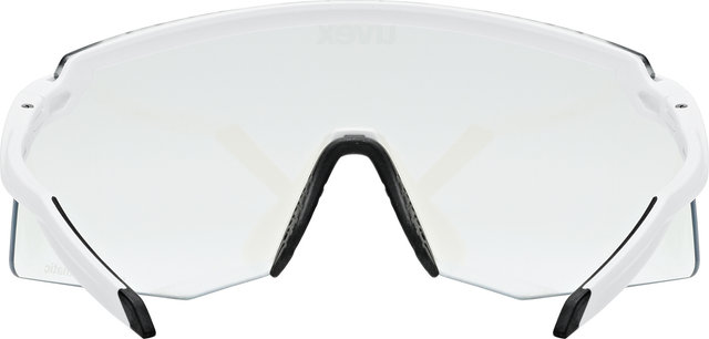 uvex pace stage V sports glasses - black matte/mirror blue