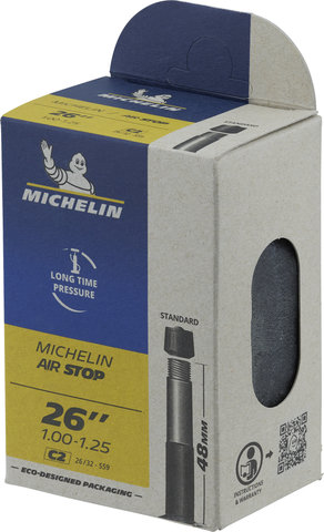 Michelin Schlauch C2 Airstop für 26" - universal/26-559 bis 32-559/AV/26-32 x 559 AV 48 mm/48 mm