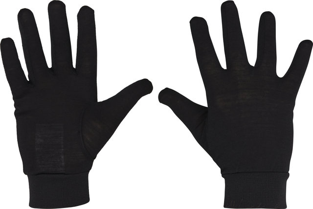 Roeckl Sous-Gants en Laine Mérinos - noir/M