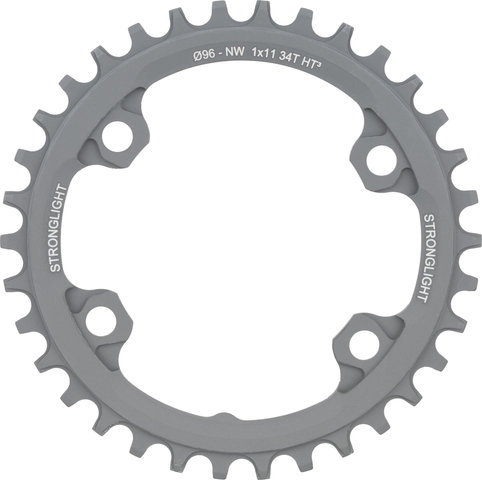 Stronglight HT3 Shimano FC-M9000 Chainring 11-speed, 4-Arm, 96 mm BCD - grey/34 