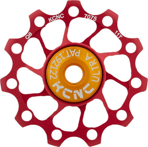 KCNC Jockey Wheel Ultra Light Shift Pulleys - red/11 tooth