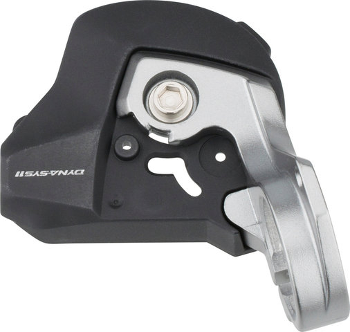 Shimano Unidad de cubiertas básica para SL-M7000 con indicador de marcha - negro-plata/derecha / 11 velocidades