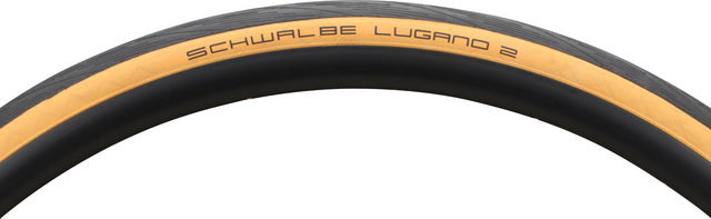 Schwalbe Lugano II 28" Drahtreifen - schwarz-classic skin/28 "/25 mm/25-622