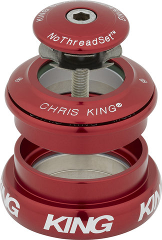 Chris King InSet i8 ZS44/28.6 - EC44/33 GripLock Headset - red/1 1/8" - 1 1/4" tapered/ZS44/28,6 - EC44/33