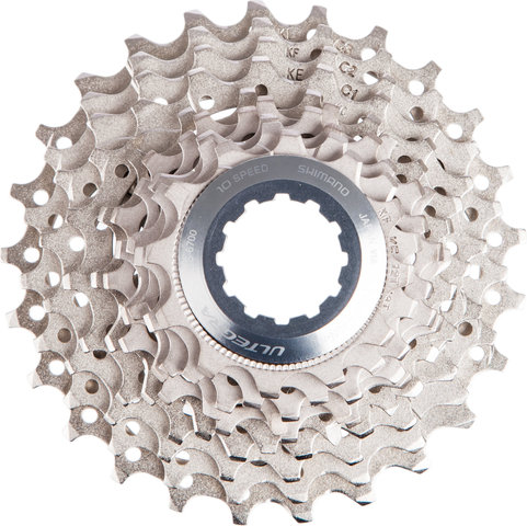 Shimano Ultegra cassette CS-6700 + cadena CN-6701 juego de desgaste de 10 velo - plata/114/12-25/Shimano carretera