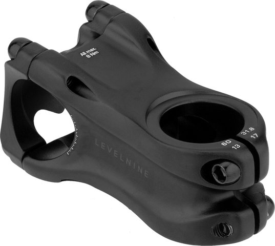 LEVELNINE Team AM MTB Stealth 31.8 Stem - black stealth/60 mm 6°