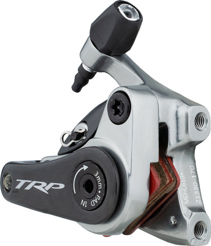 TRP Spyre SLC Flat Mount Brake Caliper - grey/Set/without