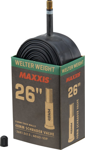 Maxxis Welterweight 26" Inner Tube - black/26 x 1,5-2,5 AV 48 mm