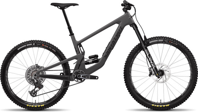 Santa Cruz Bronson 4.1 CC X0 AXS Mixed Mountainbike - matte dark matter/160 mm/L