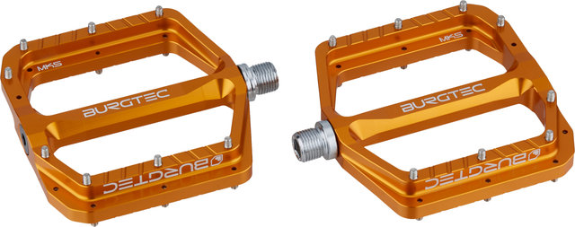 Burgtec Penthouse Flat MK5 Plattformpedale - iron bro orange