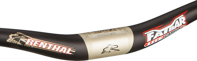 Renthal Fatbar Lite Carbon 35 30 mm Riser Lenker - carbon-gold/760 mm