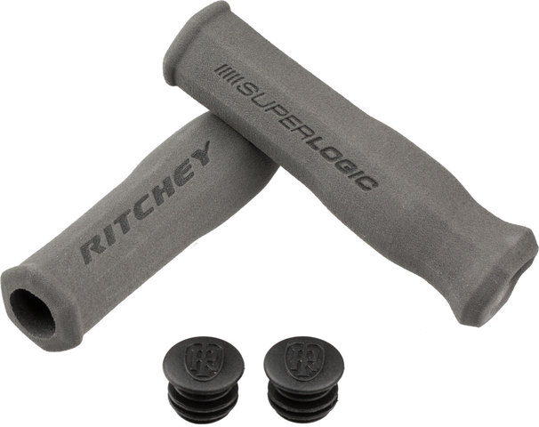 Ritchey Superlogic Ergo True Grip Handlebar Grips - grey/130 mm