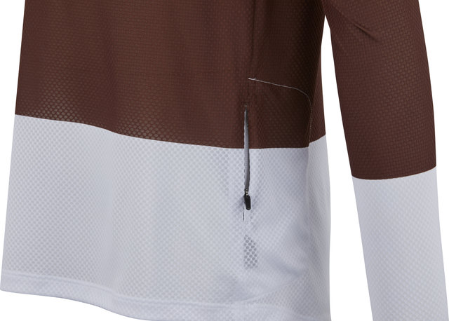 POC MTB Pure LS Jersey - axinite brown-hydrogen white/M