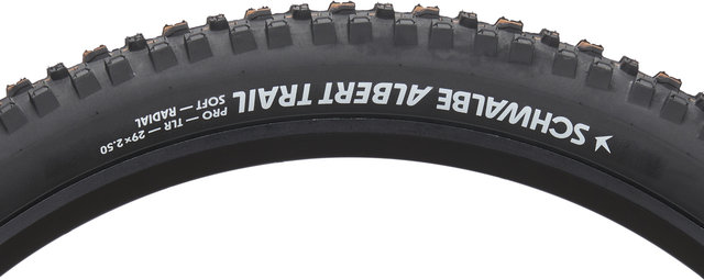 Schwalbe Albert Evolution Trail Radial ADDIX Soft TLR 29" folding tyre - black/29 /63 mm/63-622/2.5 