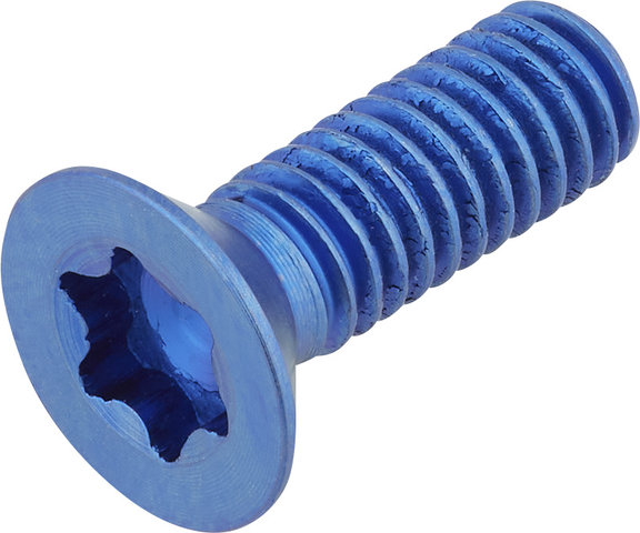 77designz Vis en Titane Ti Bolt pour Guide-Chaîne - blue