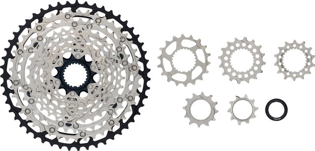 Shimano SLX CS-M7100-12 Cassette + CN-M7100 12-speed Chain Wear & Tear Set - silver/126/10-51/Shimano Micro Spline