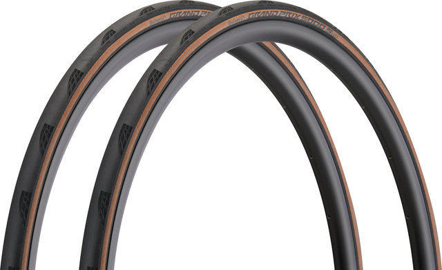 Continental Grand Prix 5000 S Tubeless Ready 28" Folding Tyre Set - black-transparent/28 /25 mm/25-622