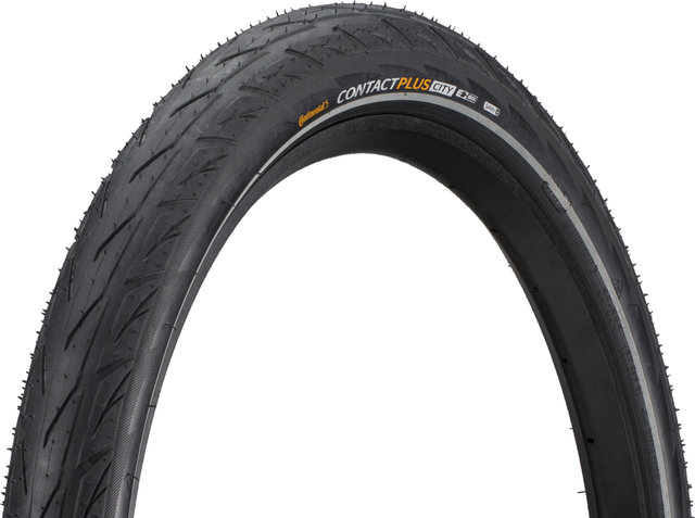 Continental Contact Plus City 27.5" Wired Tyre - black-reflective/27.5 /55 mm/2.2 /55-584